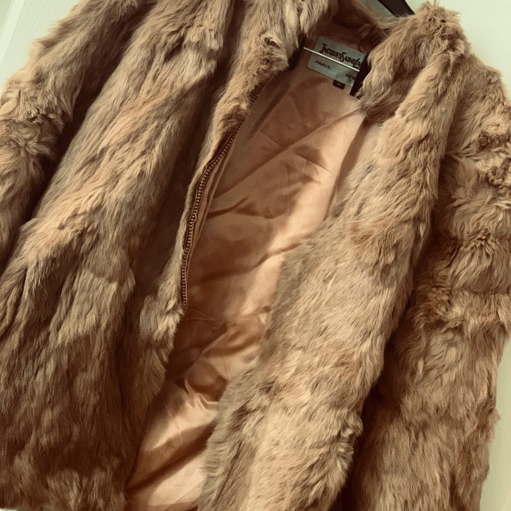 winter brown jacques saint laurent coat